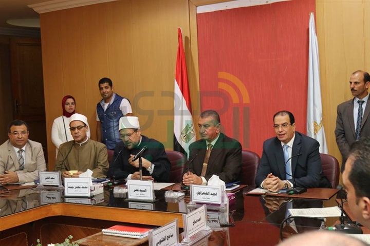 بالصور.. محافظ كفر الشيخ يستقبل وزير الأوقاف ومفتي الجمهورية