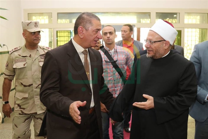 بالصور.. محافظ كفر الشيخ يستقبل وزير الأوقاف ومفتي الجمهورية