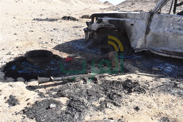 "القوات الجوية" تقضي على باقي العناصر الإرهابية بمنطقة العمليات بطريق الواحات