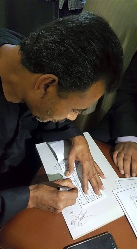بالصور.. وقائع الصلح الثأري بين عائلين بديوان "آل غلاب" بفرشوط