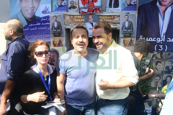 بالصور.. انتخابات نقابة "المهن التمثيلية"