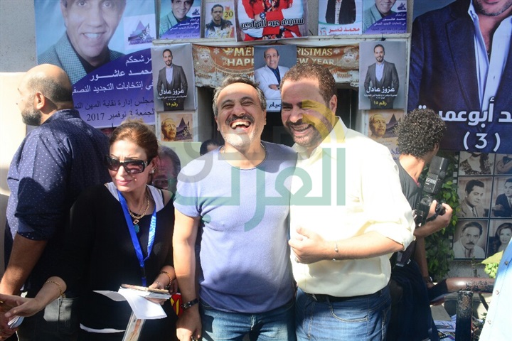 بالصور.. انتخابات نقابة "المهن التمثيلية"