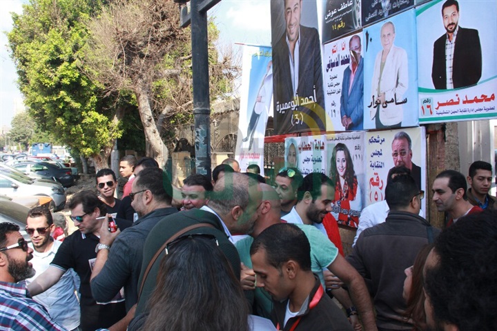 بالصور.. انتخابات نقابة "المهن التمثيلية"