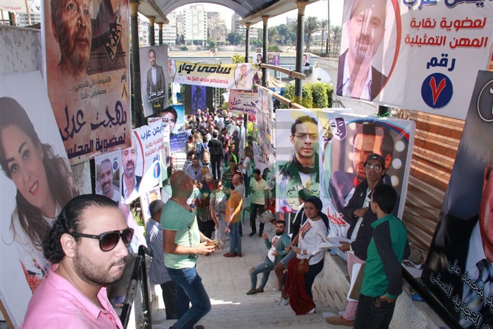بالصور.. انتخابات نقابة "المهن التمثيلية"
