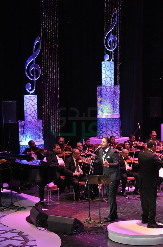 بالصور.. رامى عياش يطرب جمهور "الموسيقى العربية" بباقة من أبرز أغانيه