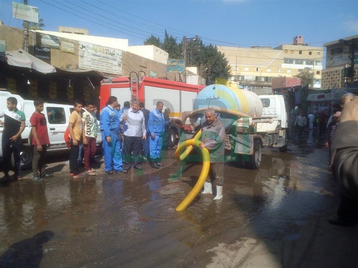 بالصور..مناورة لاستعدادات كوارث الشتاء فى شبين القناطر 