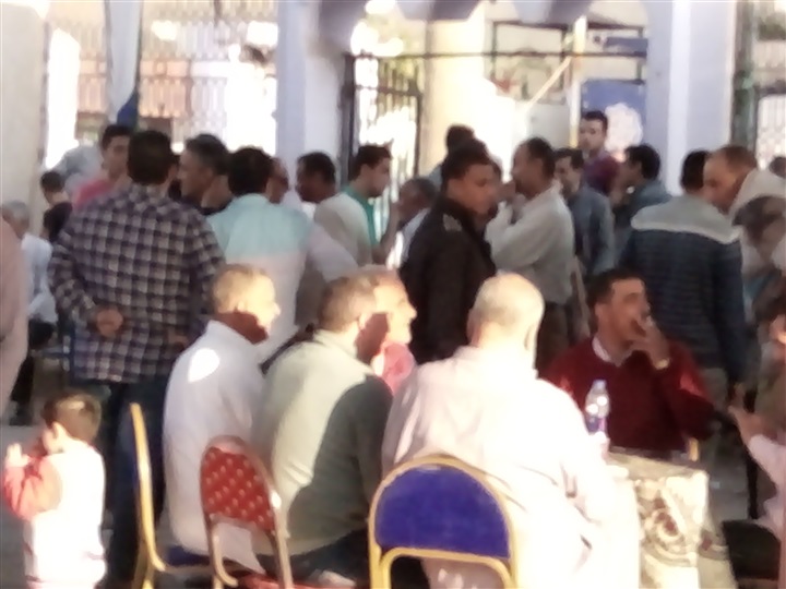 ‎   بالصور.. اقبال شديد علي انتخابات مركز شباب بيلا