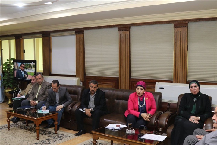 بالصور.. "نصر وجامع " يبحثان تمويل المشروعات متناهية الصغر بكفر الشيخ 