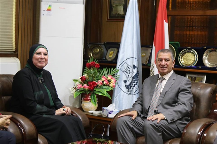 بالصور.. "نصر وجامع " يبحثان تمويل المشروعات متناهية الصغر بكفر الشيخ 