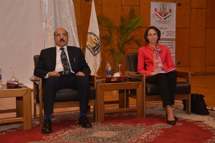 "جعيص وشتلفريد" يشهدان افتتاح أعمال اليوم الثقافي المصري النمساوي