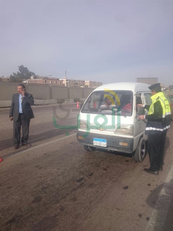 بالصور.. ضبط 7018 مخالفة و11 "حشاش" فى حملة على الطرق السريعة