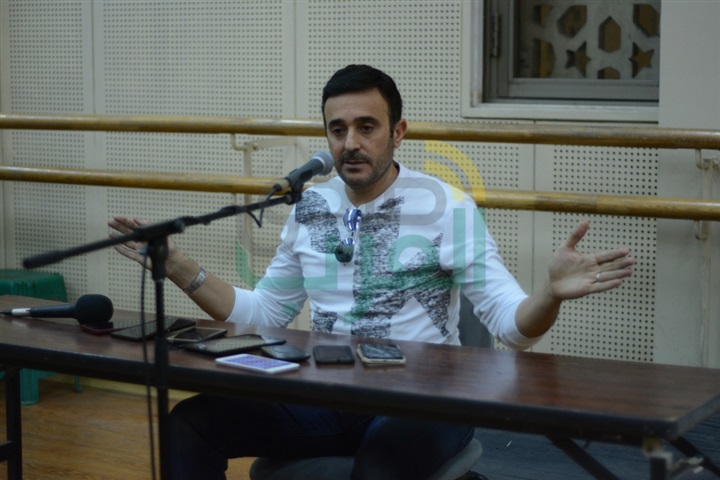 بالصور.. بدأ المؤتمر الصحفي الخاص بصابر الرباعي بدار الأوبرا المصرية