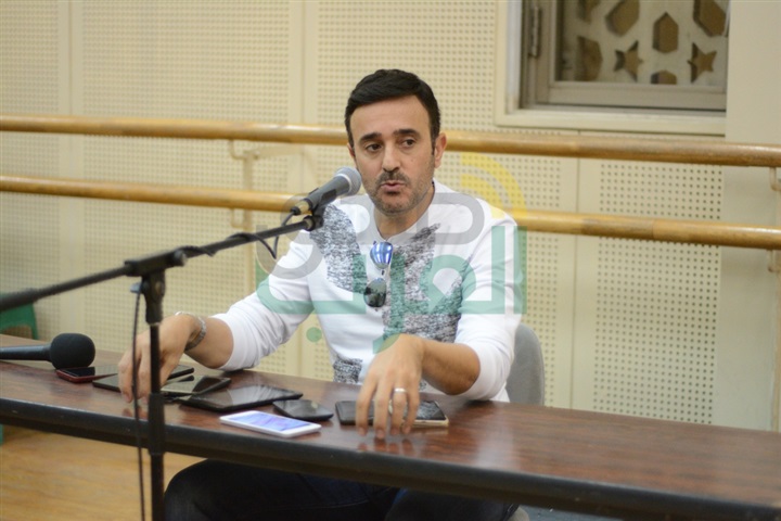 بالصور.. بدأ المؤتمر الصحفي الخاص بصابر الرباعي بدار الأوبرا المصرية