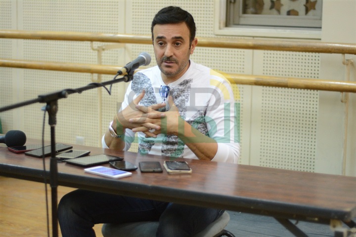 بالصور.. بدأ المؤتمر الصحفي الخاص بصابر الرباعي بدار الأوبرا المصرية