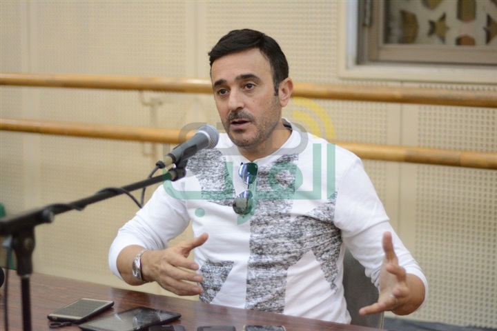بالصور.. بدأ المؤتمر الصحفي الخاص بصابر الرباعي بدار الأوبرا المصرية