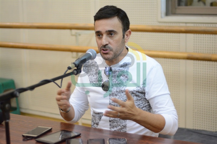 بالصور.. بدأ المؤتمر الصحفي الخاص بصابر الرباعي بدار الأوبرا المصرية