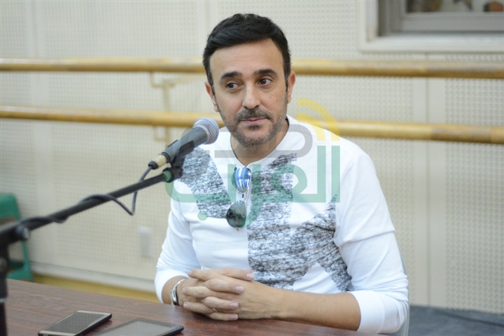 بالصور.. بدأ المؤتمر الصحفي الخاص بصابر الرباعي بدار الأوبرا المصرية