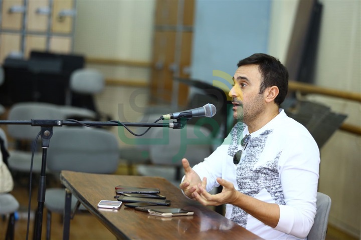 بالصور.. بدأ المؤتمر الصحفي الخاص بصابر الرباعي بدار الأوبرا المصرية