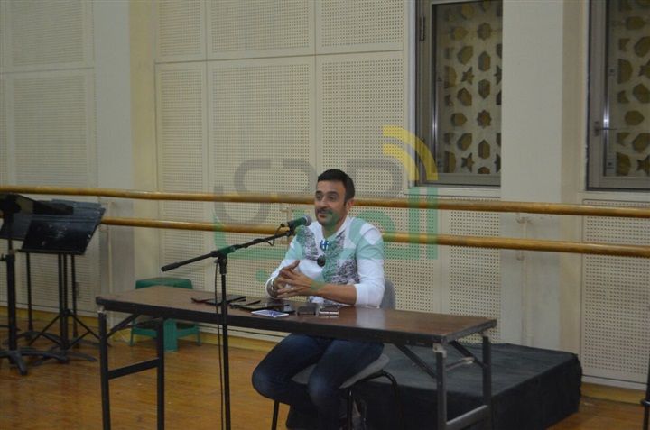 بالصور.. بدأ المؤتمر الصحفي الخاص بصابر الرباعي بدار الأوبرا المصرية