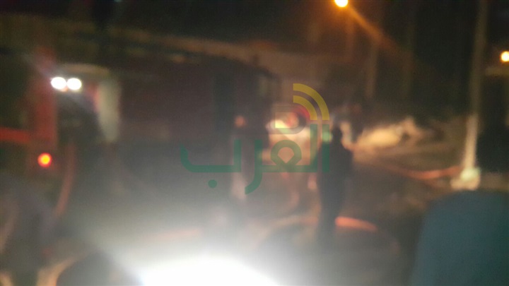 بالصور.. السيطرة على حريق بمطحن فى دسوق بكفر الشيخ