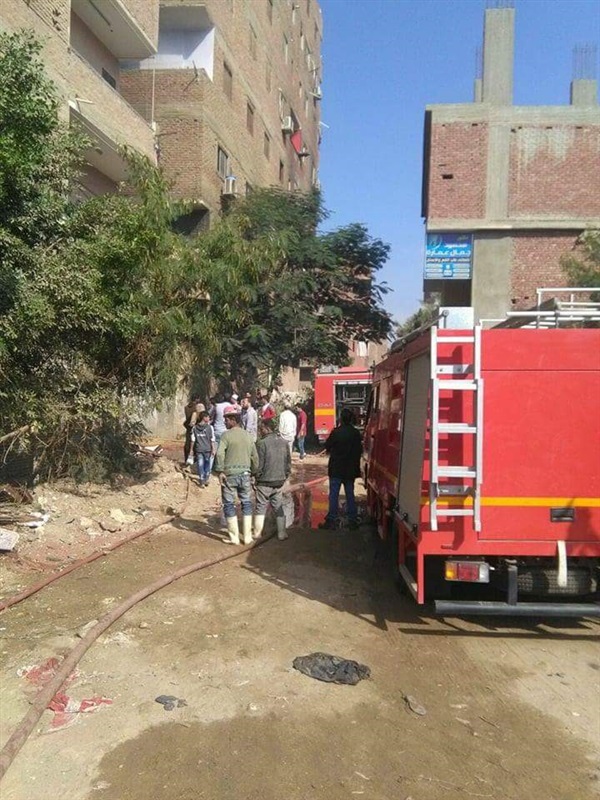 السيطرة على حريق نشب فى مصنع حلويات بالخانكة 