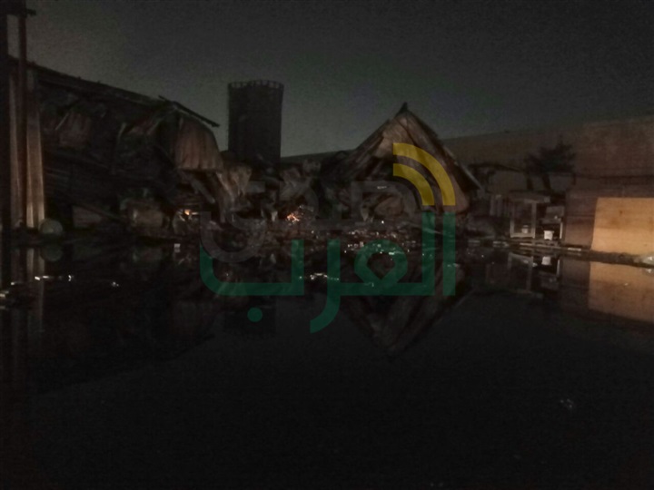 محافظ القليوبية يتابع حريق مصنع فى العبور