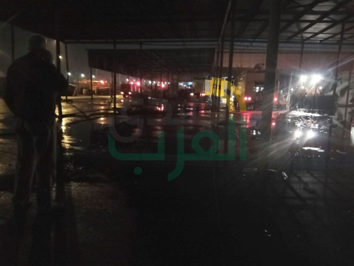 محافظ القليوبية يتابع حريق مصنع فى العبور