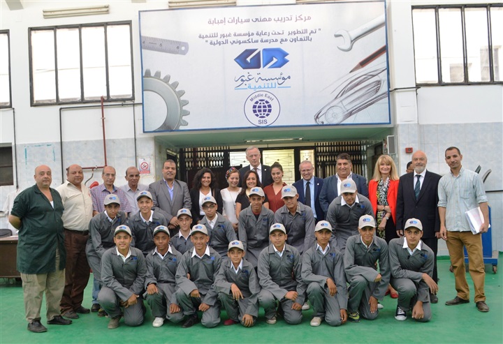 مؤسسة غبور للتنمية تحتفل بافتتاح مركز تدريب مهني سيارات إمبابة بعد تطويره