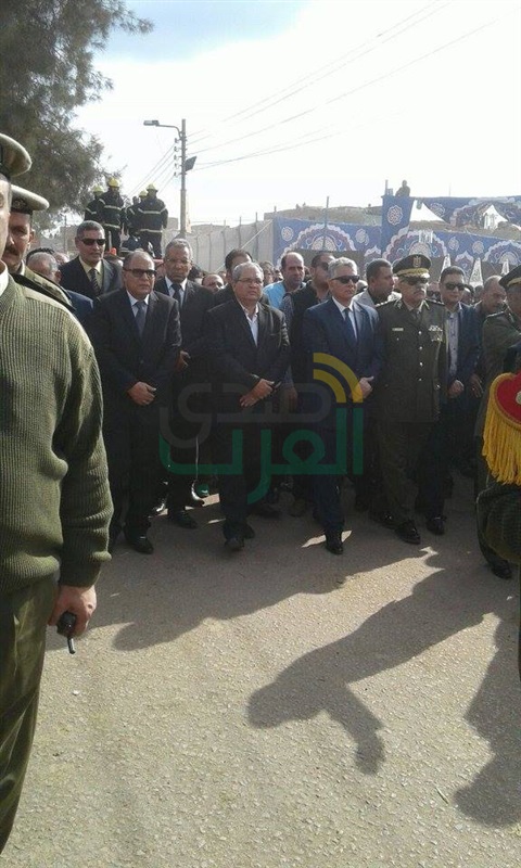 بالصور.. كفر الشيخ تودع الشهيد "مصطفي بدوي" في جنازة عسكرية مهيبة