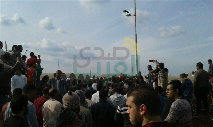 بالصور.. كفر الشيخ تودع الشهيد "مصطفي بدوي" في جنازة عسكرية مهيبة