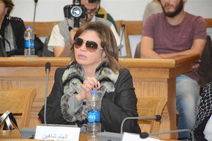 بالصور.. ندوة العنف ضد المرأة بحضور يسرا والعدل على هامش مهرجان القاهرة