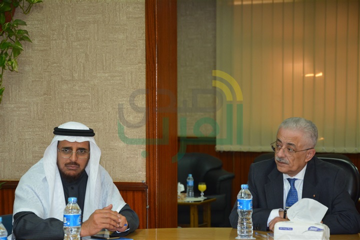 شوقى يبحث مع الأمير فيصل بن عبد الله المشارى أوجه التعاون فى مجال تطوير القياس وتقويم الامتحانات