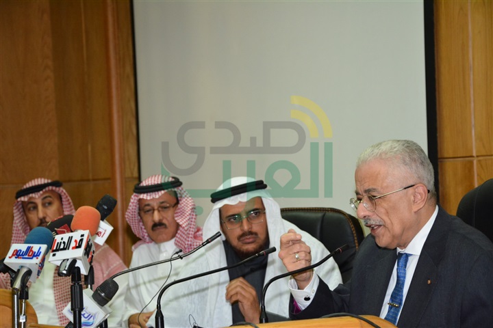 شوقى يبحث مع الأمير فيصل بن عبد الله المشارى أوجه التعاون فى مجال تطوير القياس وتقويم الامتحانات
