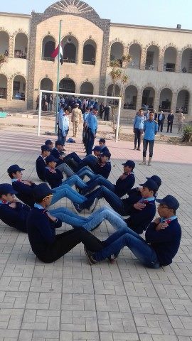 بالصور.. وكيل تعليم الشرقية يشهد التفتيش العسكري لمدرسة الزقازيق الثانوية العسكرية بنين