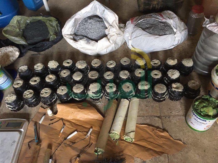 ننشر صور الأسلحة والمتفجرات التى عثر عليها داخل أوكار الإرهابيين بـ«سيناء والاسماعيلية»