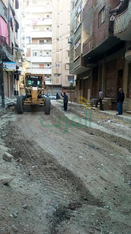 أعمال النظافة والتجميل ورفع كفاءة الشوارع والميادين بجميع مدن سوهاج