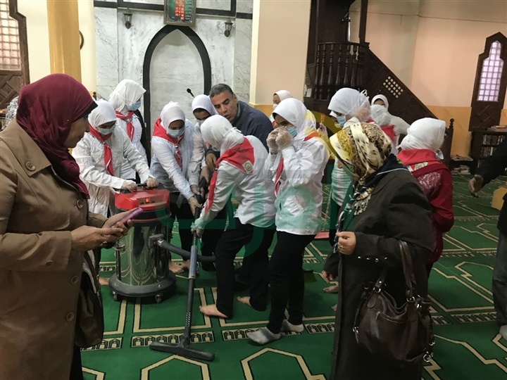 بالصور..إنطلاق معسكر الخدمة العامة بمدارس كفر الشيخ