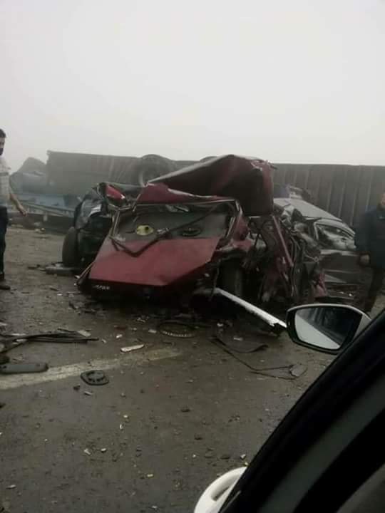 وفاة وإصابة 43 شخصًا في حادث تصادم بطريق "إسكندرية الصحراوي"