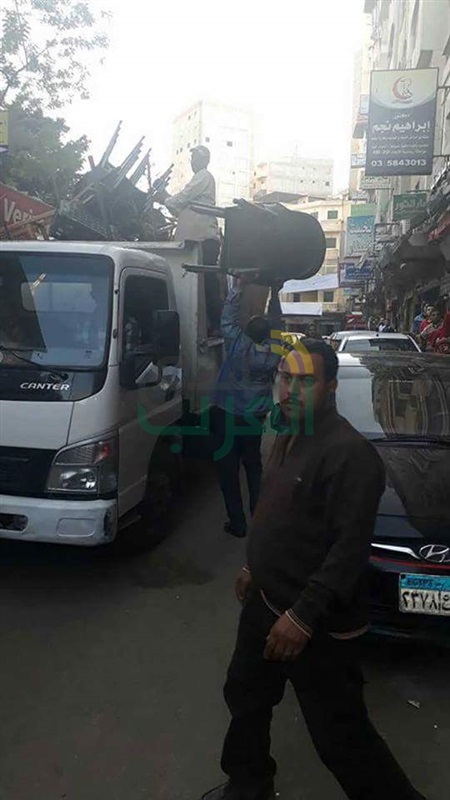 حملات إزالة مكبرة للإشغالات بنطاق حي شرق