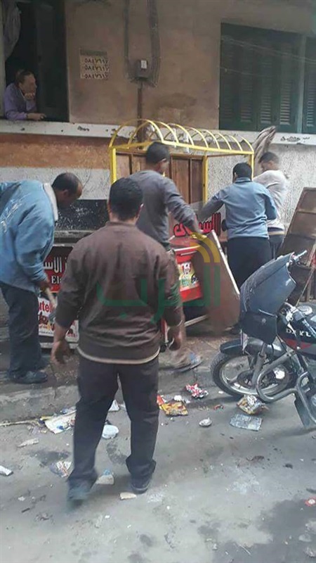 حملات إزالة مكبرة للإشغالات بنطاق حي شرق