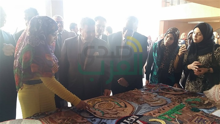 افتتاح معرض الإبداعات الفنية لطلاب نوعية بنها