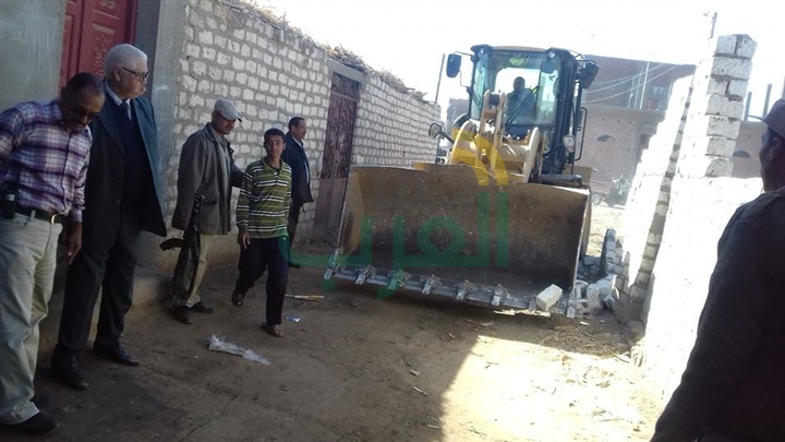 حملة ازالات مكبرة بتفيذ 40 قرار ازالة فورية باسيوط