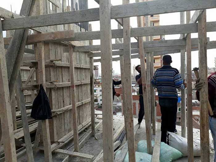 حملة إزالة مكبرة بنطاق حي شرق بالأسكندرية للقضاء على ظاهرة البناء المخالف 