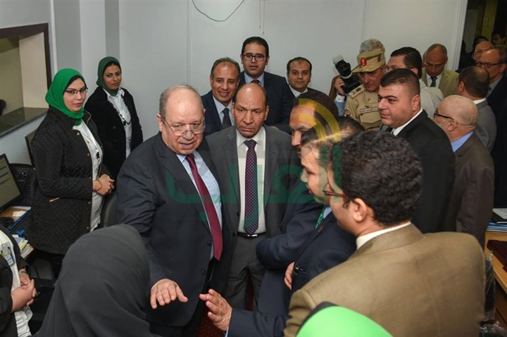 محافظ الإسكندرية : يفتتح مكتب خدمة المتقاضين بنظام " الجدول الإلكتروني" بمجمع محاكم مجلس الدولة