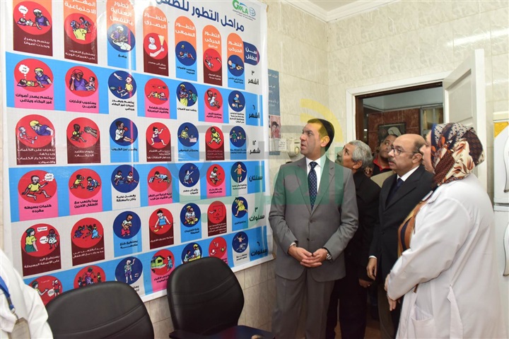 محافظ أسيوط يتفقد مركز الصحي الحضري وعلاج الفيروسات الكبدية بمديرية الصحة