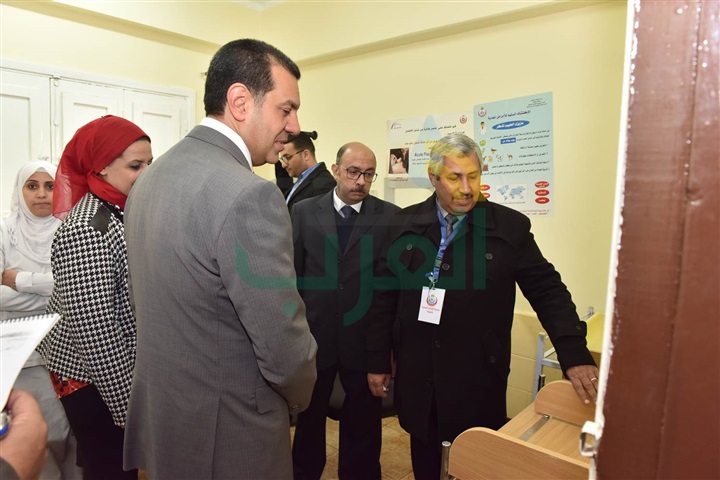 محافظ أسيوط يتفقد مركز الصحي الحضري وعلاج الفيروسات الكبدية بمديرية الصحة