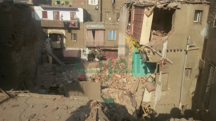 بالصور.. التفاصيل الكاملة لحادث انهيار 3 عقارات بـ«روض الفرج»