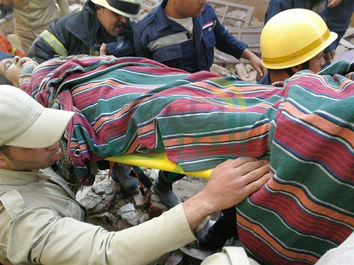 بالصور.. التفاصيل الكاملة لحادث انهيار 3 عقارات بـ«روض الفرج»