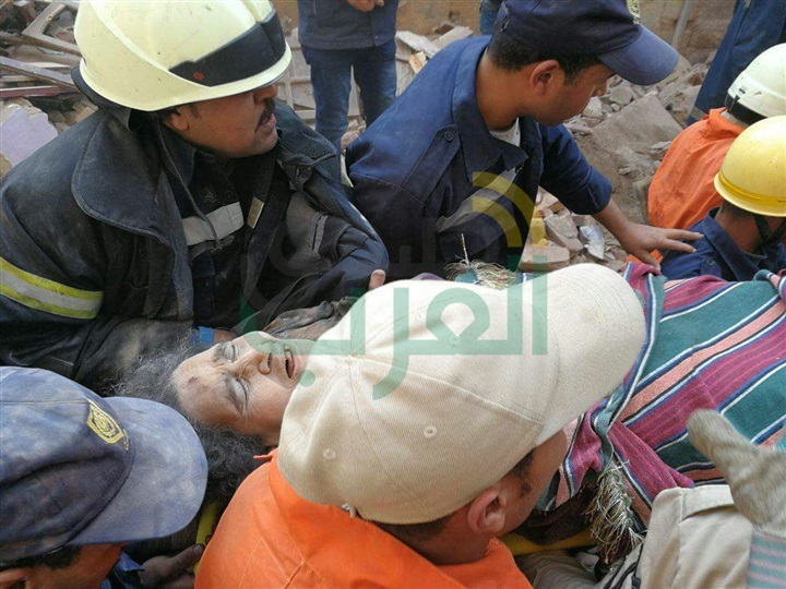 بالصور.. التفاصيل الكاملة لحادث انهيار 3 عقارات بـ«روض الفرج»