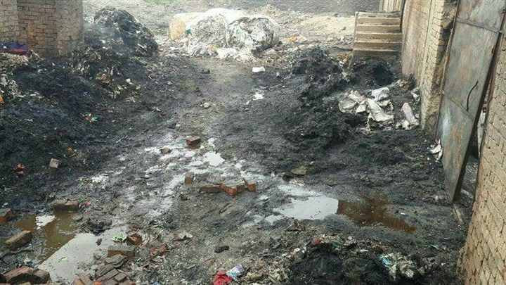 السيطرة على حريق نشب بكسارة بلاستيك فى الخانكة 